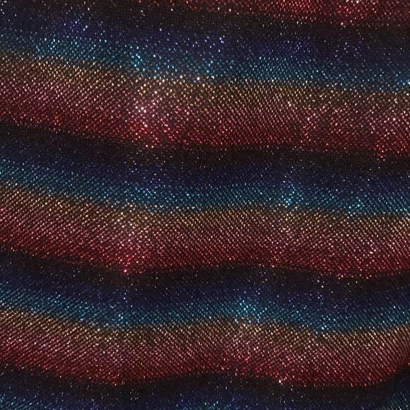 NWT Soprano Metallic Stripe Skirt - Size JR XL - Picture 6 of 7